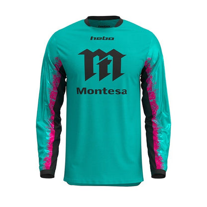 HEBO 2026 TRIALS SHIRT MONTESA CLASSIC TECH26 TURQUOISE - ACE Race Shop