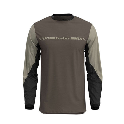 HEBO 2026 TRIALS SHIRT TECH26 BROWN - ACE Race Shop
