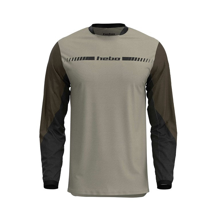 HEBO 2026 TRIALS SHIRT TECH26 KHAKI - ACE Race Shop