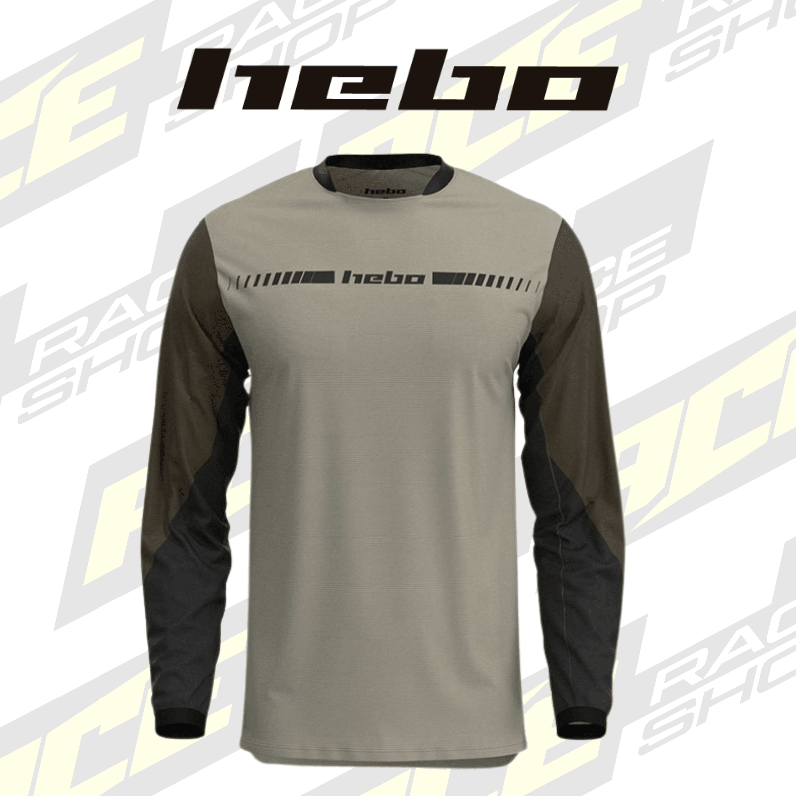 HEBO 2026 TRIALS SHIRT TECH26 KHAKI - ACE Race Shop