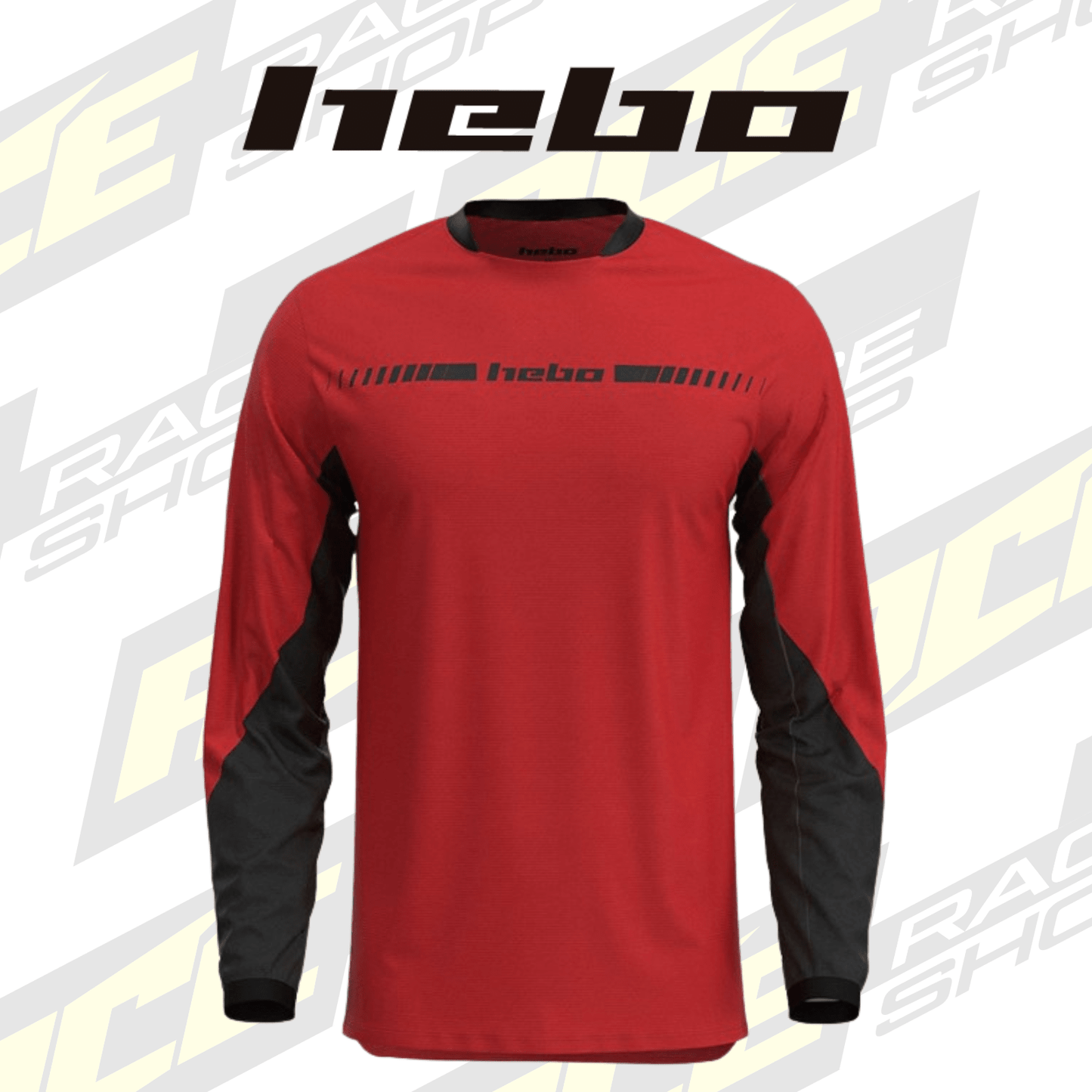 HEBO 2026 TRIALS SHIRT TECH26 RED - ACE Race Shop