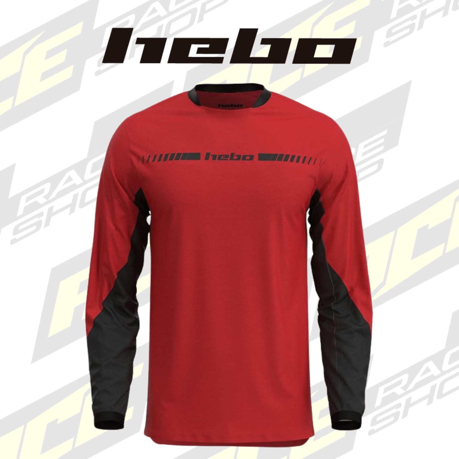 HEBO 2026 TRIALS SHIRT TECH26 RED - ACE Race Shop