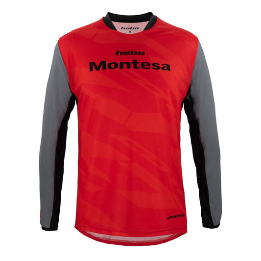 HEBO SHIRT MONTESA CLASSIC TECH 24 BLACK/RED - ACE Race Shop