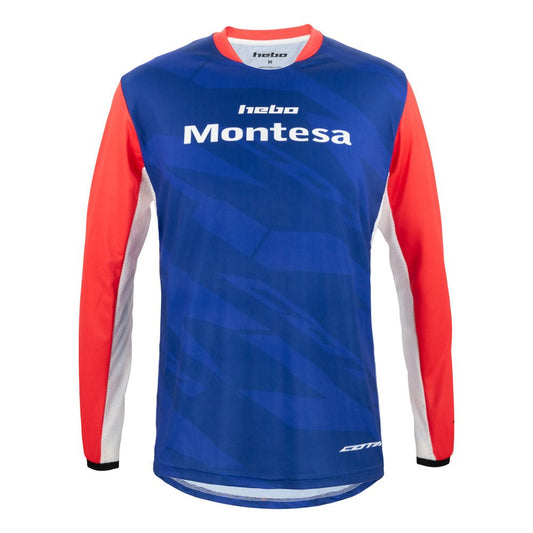 HEBO SHIRT MONTESA CLASSIC TECH 24 BLUE/RED - ACE Race Shop