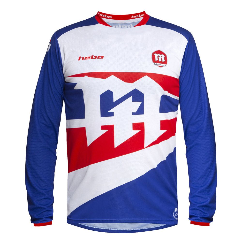 HEBO SHIRT MONTESA CLASSIC TECH BLUE - ACE Race Shop