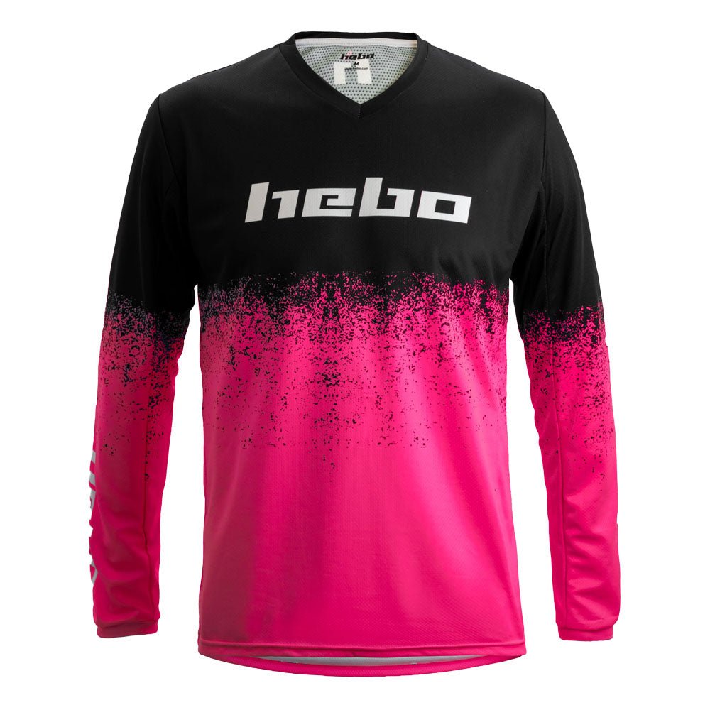 HEBO SHIRT PRO 24 JUNIOR DRIPPED PINK - ACE Race Shop