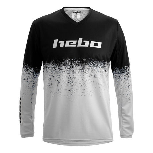 HEBO SHIRT PRO 24 JUNIOR DRIPPED WHITE - ACE Race Shop