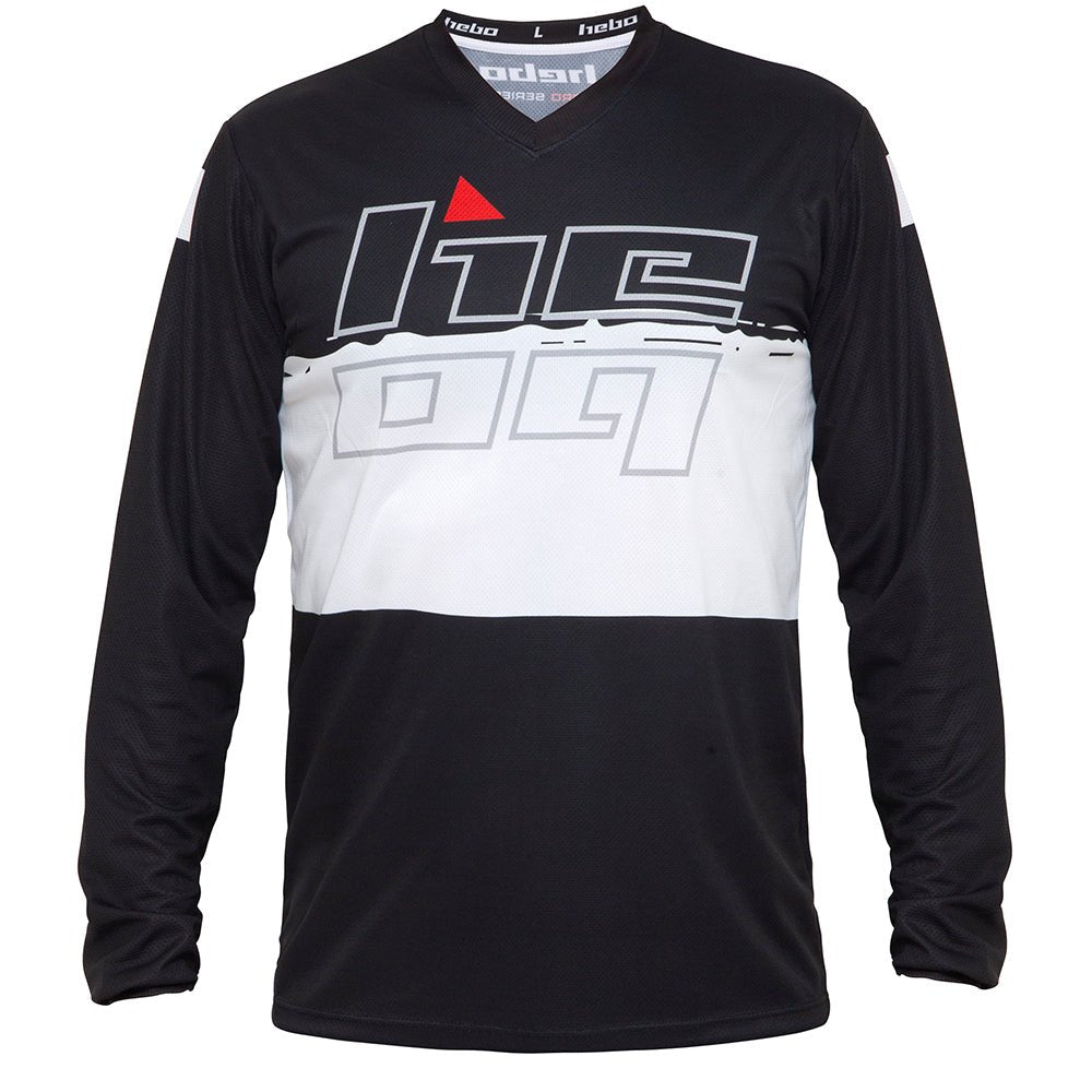 HEBO SHIRT PRO BLACK/WHITE - ACE Race Shop