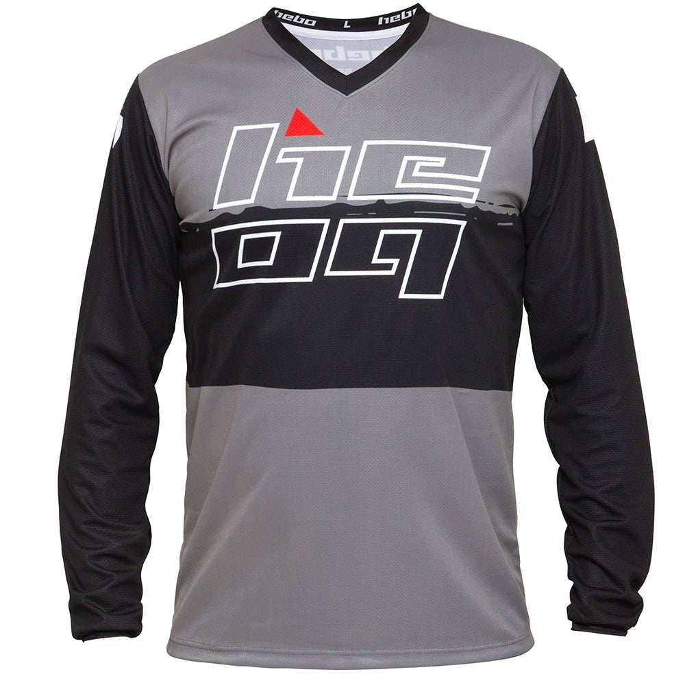 HEBO SHIRT PRO GREY/BLACK - ACE Race Shop