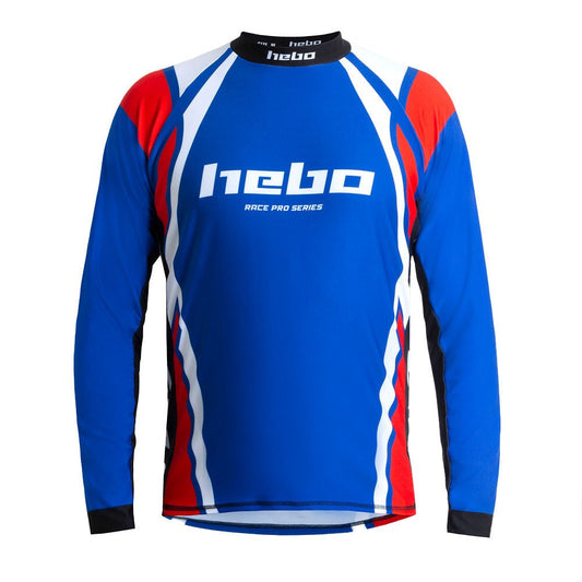 HEBO SHIRT RACE PRO BLUE - ACE Race Shop