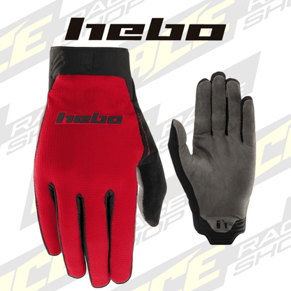 HEBO TRIALS GLOVE TECH RED - ACE Race Shop