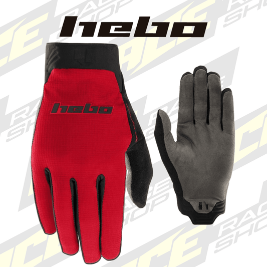 HEBO TRIALS GLOVE TECH RED - ACE Race Shop