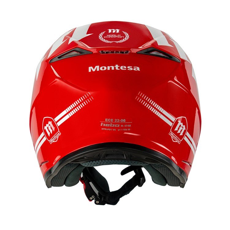 HEBO TRIALS HELMET ZONE 5 MONTESA MONTESA CLASSIC RED - ACE Race Shop