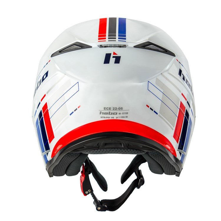 HEBO TRIALS HELMET ZONE 5 RS WHITE - ACE Race Shop