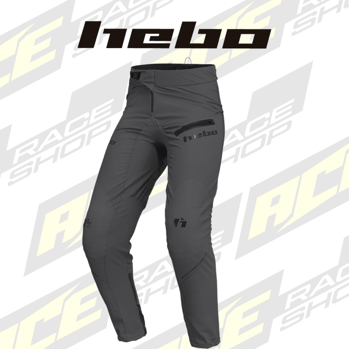 HEBO TRIALS PANT TECH25 GREY - ACE Race Shop