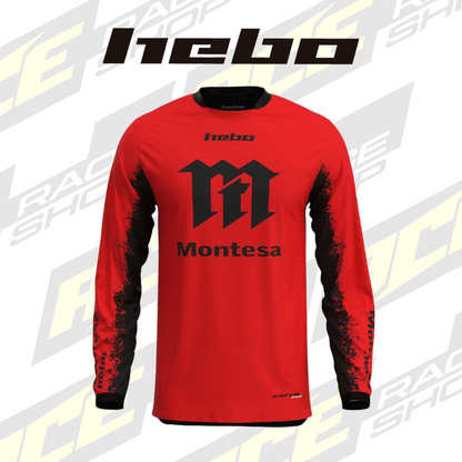 HEBO TRIALS SHIRT MONTESA CLASSIC TECH26 RED - ACE Race Shop