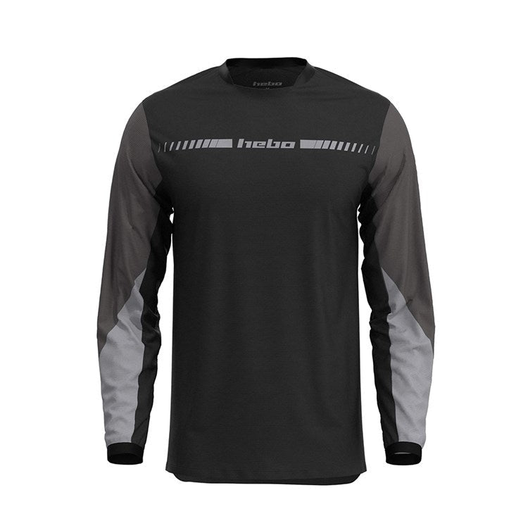 HEBO TRIALS SHIRT TECH26 BLACK - ACE Race Shop