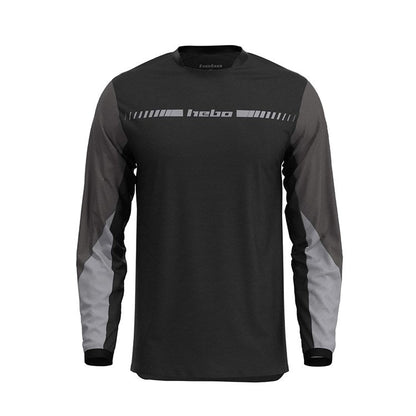 HEBO TRIALS SHIRT TECH26 BLACK - ACE Race Shop
