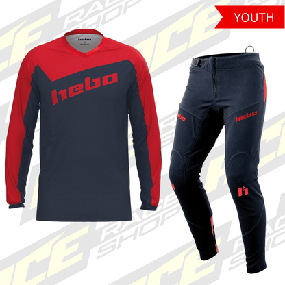 HEBO TRIALS TECH JUNIOR/YOUTH KIT COMBO BLUE - ACE Race Shop