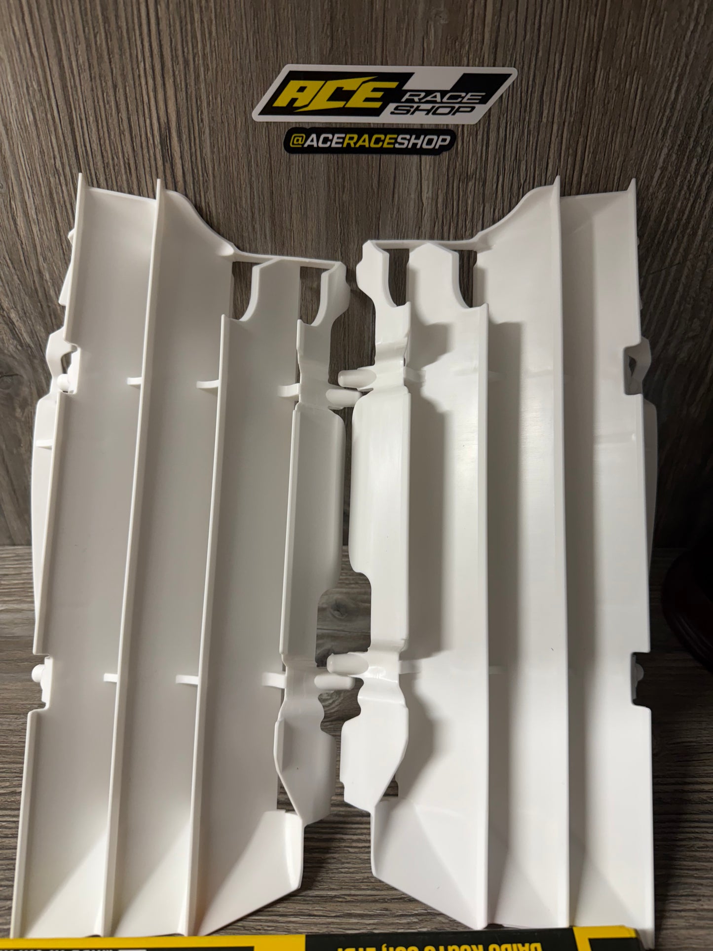 BETA RR OEM RADIATOR LOUVER PAIR WHITE 24-26