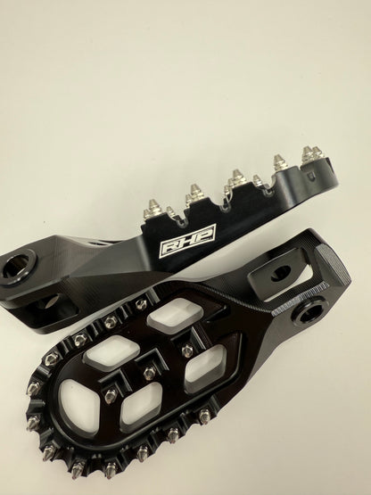 RHP FOOTPEGS KTM HUSQVARNA GASGAS TBI EXC EXCF SX SXF TE FE EC ECF 23-2026 BLACK