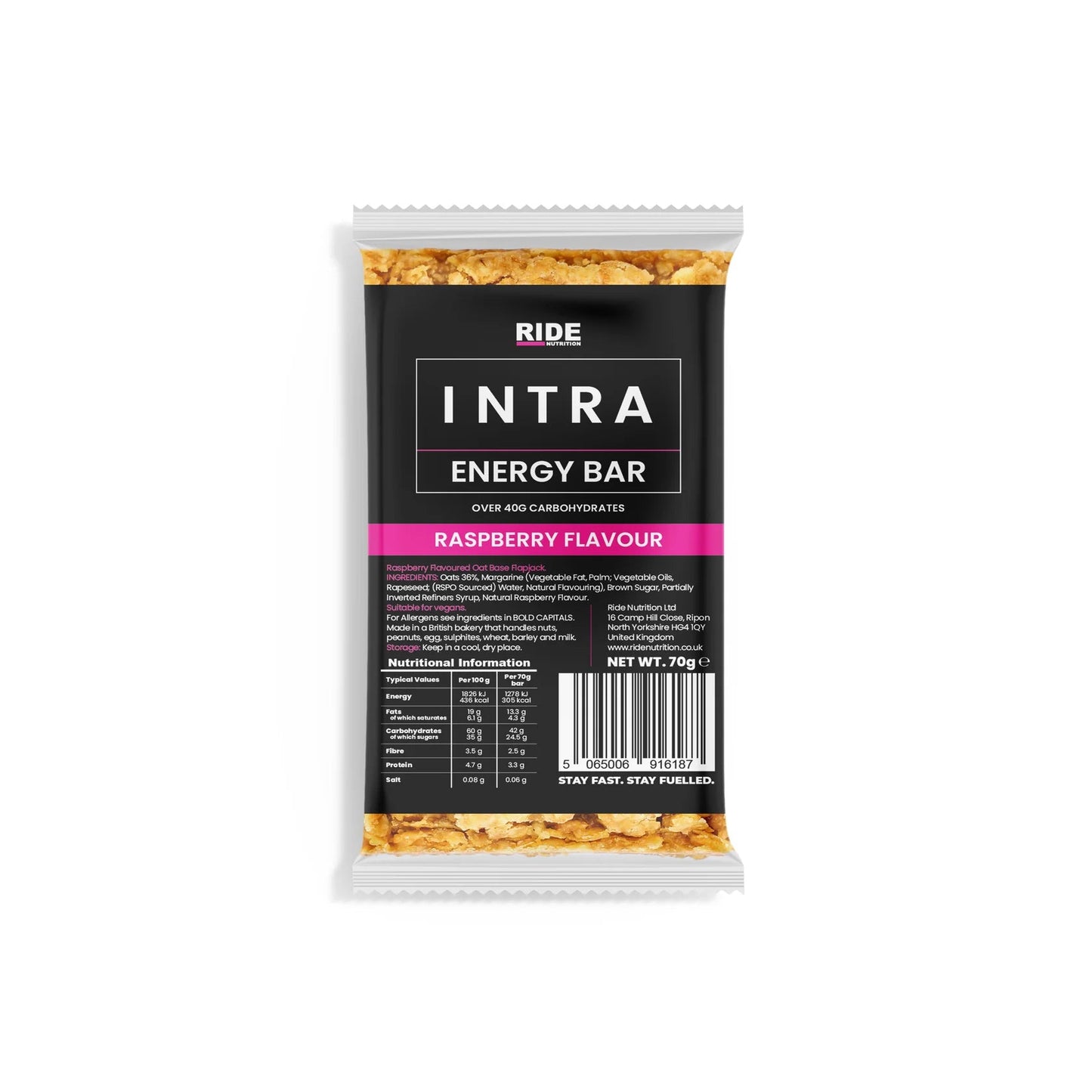 Intra Energy Bar - Raspberry - ACE Race Shop