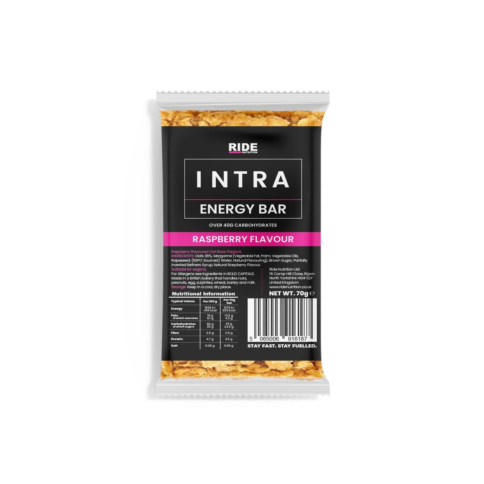 Intra Energy Bar - Raspberry - ACE Race Shop