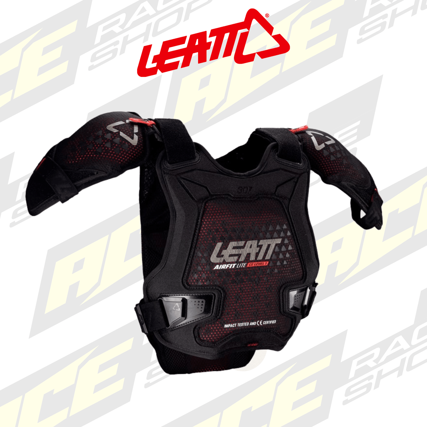 JUNIOR CHEST PROTECTOR 3DF AIRFIT EVO PRO - YOUTH BLACK - ACE Race Shop