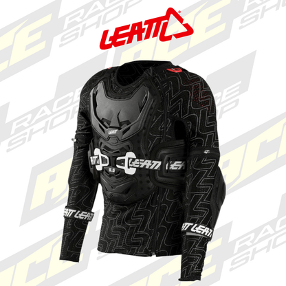 JUNIOR LEATT BODY PROTECTOR 5.5 JR BLACK YOUTH - ACE Race Shop