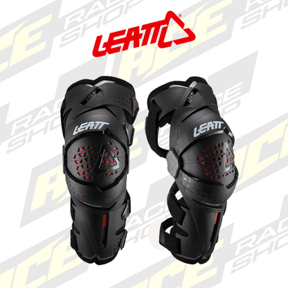 JUNIOR MXLEATT KNEE BRACE Z - FRAME BLACK PAIR MOTOCROSS & ENDURO - ACE Race Shop