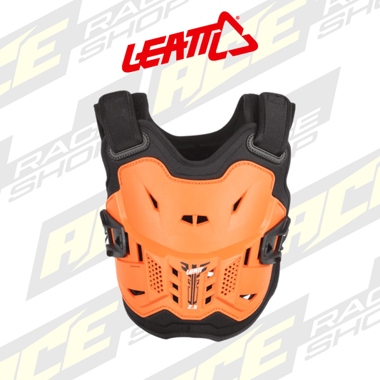 KIDS LEATT CHEST PROTECTOR 2.5 ORANGE/BLACK MINI - ACE Race Shop