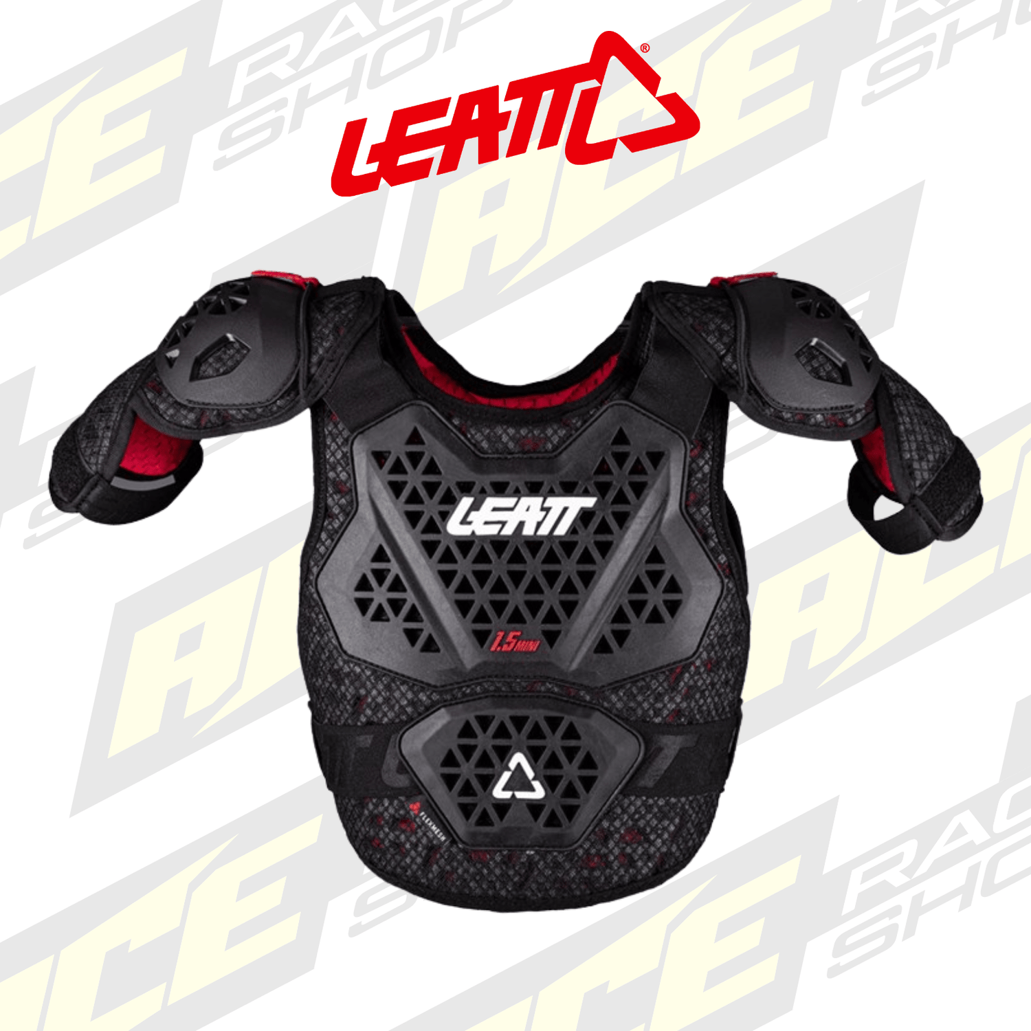 KIDS LEATT CHEST PROTECTOR / BODY ARMOUR 1.5 PRO MINI BLACK - ACE Race Shop