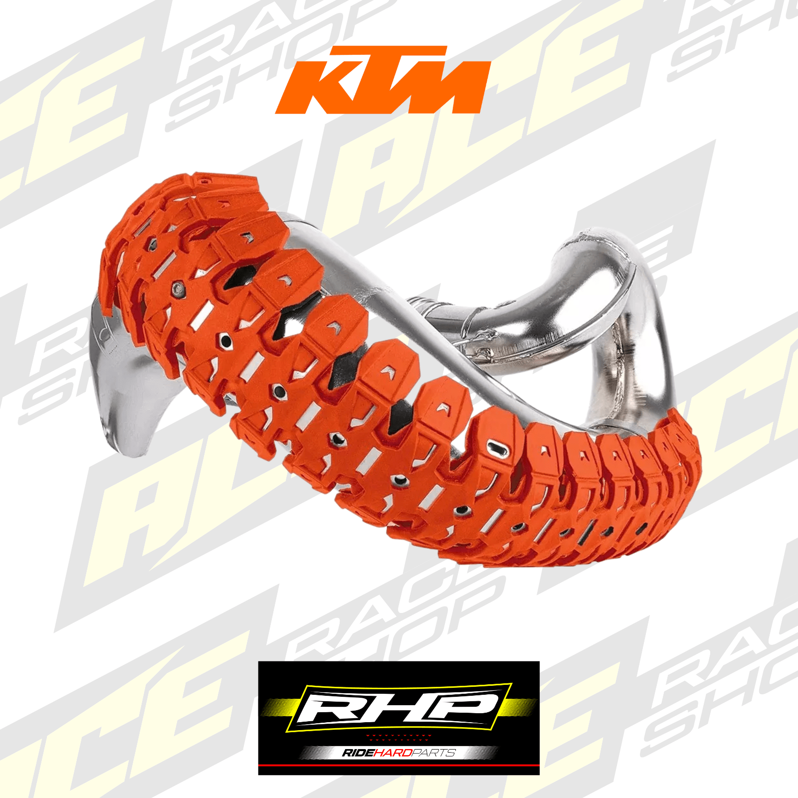 KTM EXHAUST PIPE GUARD PROTECTOR 125 150250 300 2013 - 2026 - ACE Race Shop