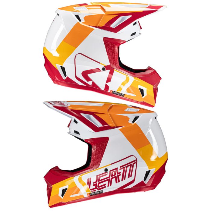 LEATT 2025 HELMET MOTO 7.5 V25 RUBY + FREE GOGGLES