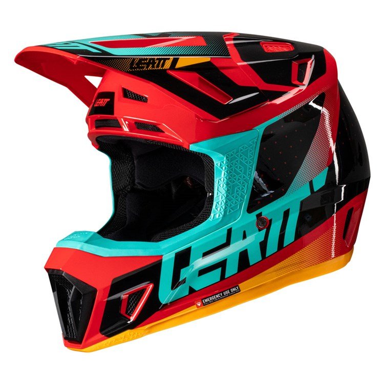LEATT 2025 HELMET MOTO 7.5 V25 RED + FREE GOGGLES - ACE Race Shop