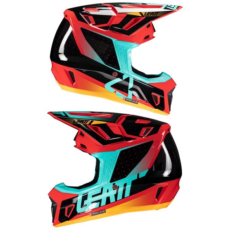 LEATT 2025 HELMET MOTO 7.5 V25 RED + FREE GOGGLES - ACE Race Shop
