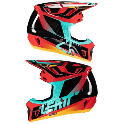 LEATT 2025 HELMET MOTO 7.5 V25 RED + FREE GOGGLES - ACE Race Shop