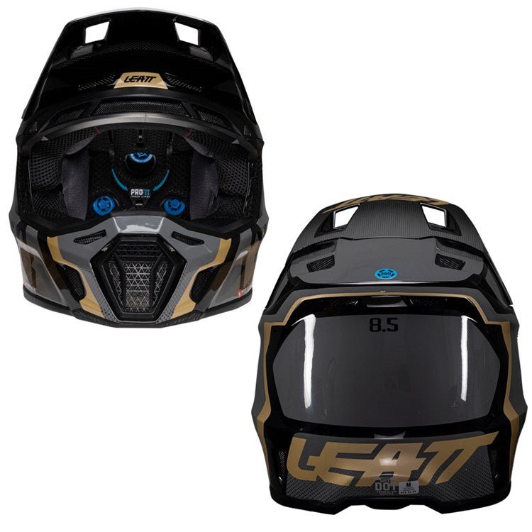 LEATT 2025 HELMET MOTO 8.5 V25 BLACK+ FREE GOGGLES - ACE Race Shop