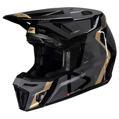 LEATT 2025 HELMET MOTO 8.5 V25 BLACK+ FREE GOGGLES - ACE Race Shop