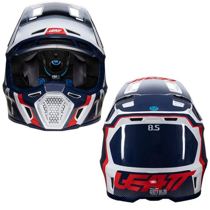 LEATT 2025 HELMET MOTO 8.5 V25 ROYAL + FREE GOGGLES - ACE Race Shop