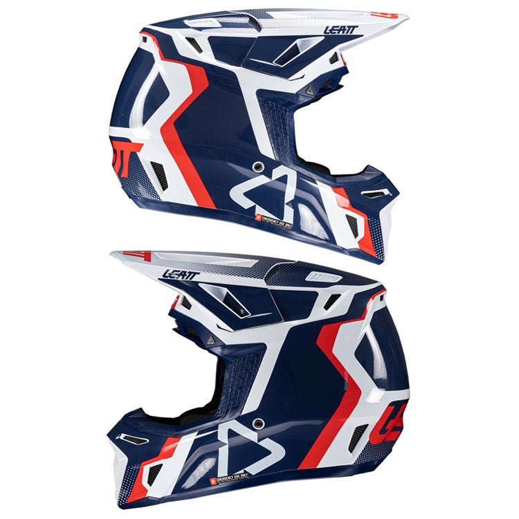 LEATT 2025 HELMET MOTO 8.5 V25 ROYAL + FREE GOGGLES - ACE Race Shop