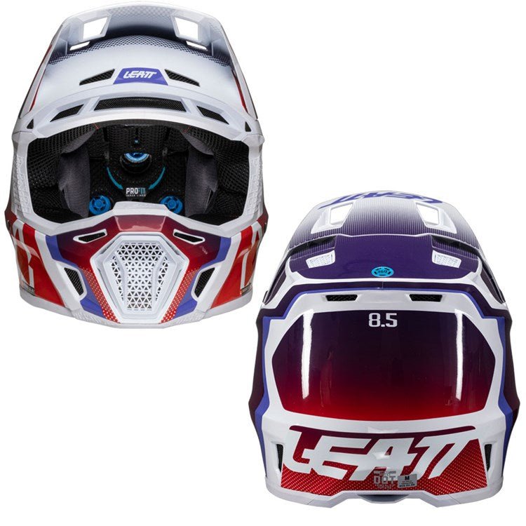 LEATT 2025 HELMET MOTO 8.5 V25 SUNBURN + FREE GOGGLES - ACE Race Shop