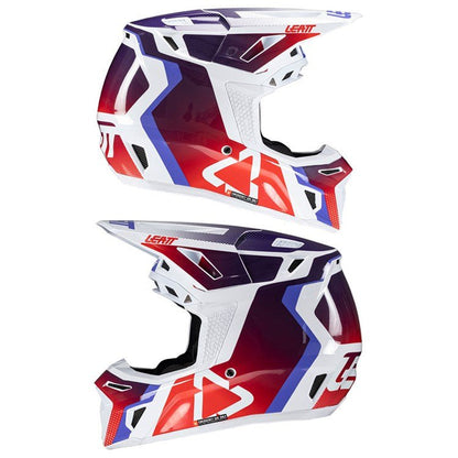 LEATT 2025 HELMET MOTO 8.5 V25 SUNBURN + FREE GOGGLES - ACE Race Shop