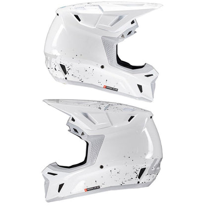 LEATT 2025 HELMET MOTO 8.5 V25 WHITE + FREE GOGGLES - ACE Race Shop