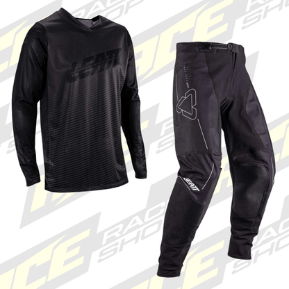 LEATT 2026 4.5 MOTOCROSS / ENDURO COMBO KIT - BLACK X - FLOW - ACE Race Shop