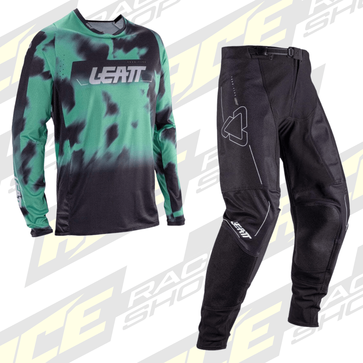LEATT 2026 4.5 MOTOCROSS/ENDURO KIT COMBO - TEAL/BLACK - ACE Race Shop