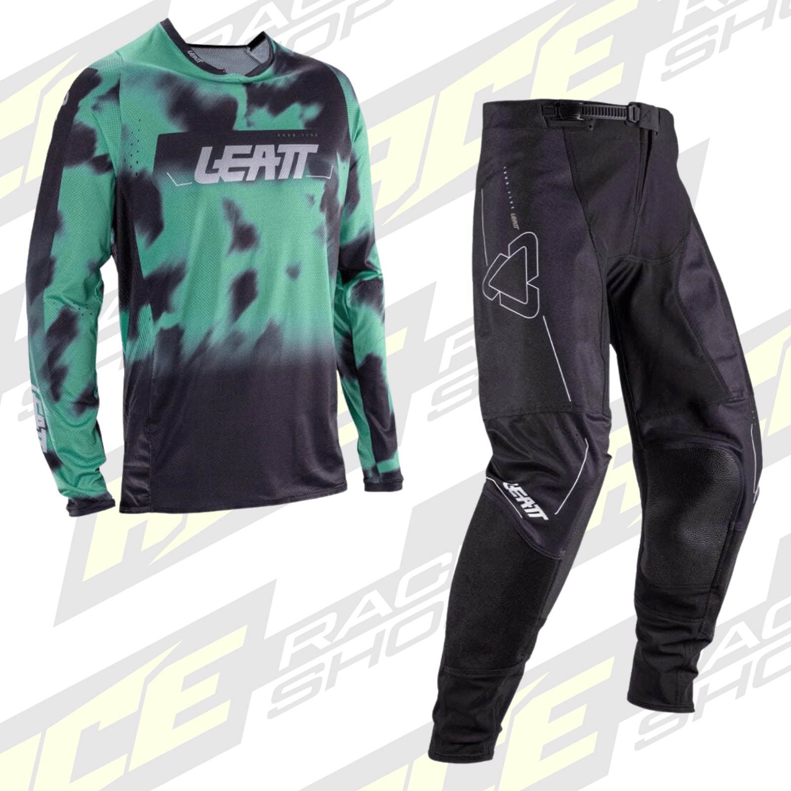 LEATT 2026 4.5 MOTOCROSS/ENDURO KIT COMBO - TEAL/BLACK - ACE Race Shop
