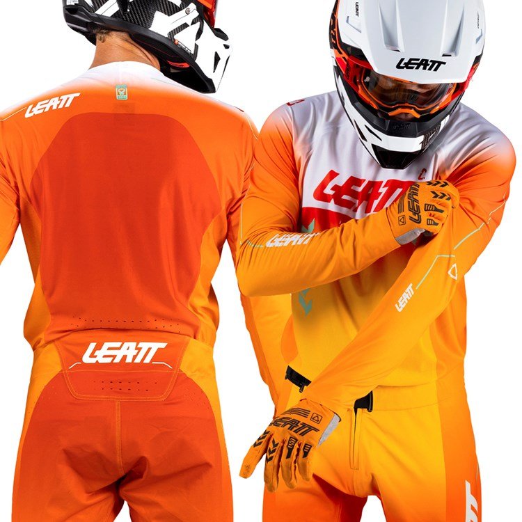 LEATT 2026 5.5 MOTOCROSS/ENDURO KIT COMBO - ULTRAWELD ORANGE - ACE Race Shop