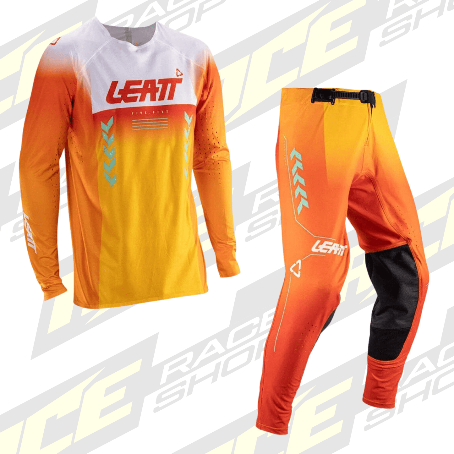 LEATT 2026 5.5 MOTOCROSS/ENDURO KIT COMBO - ULTRAWELD ORANGE - ACE Race Shop