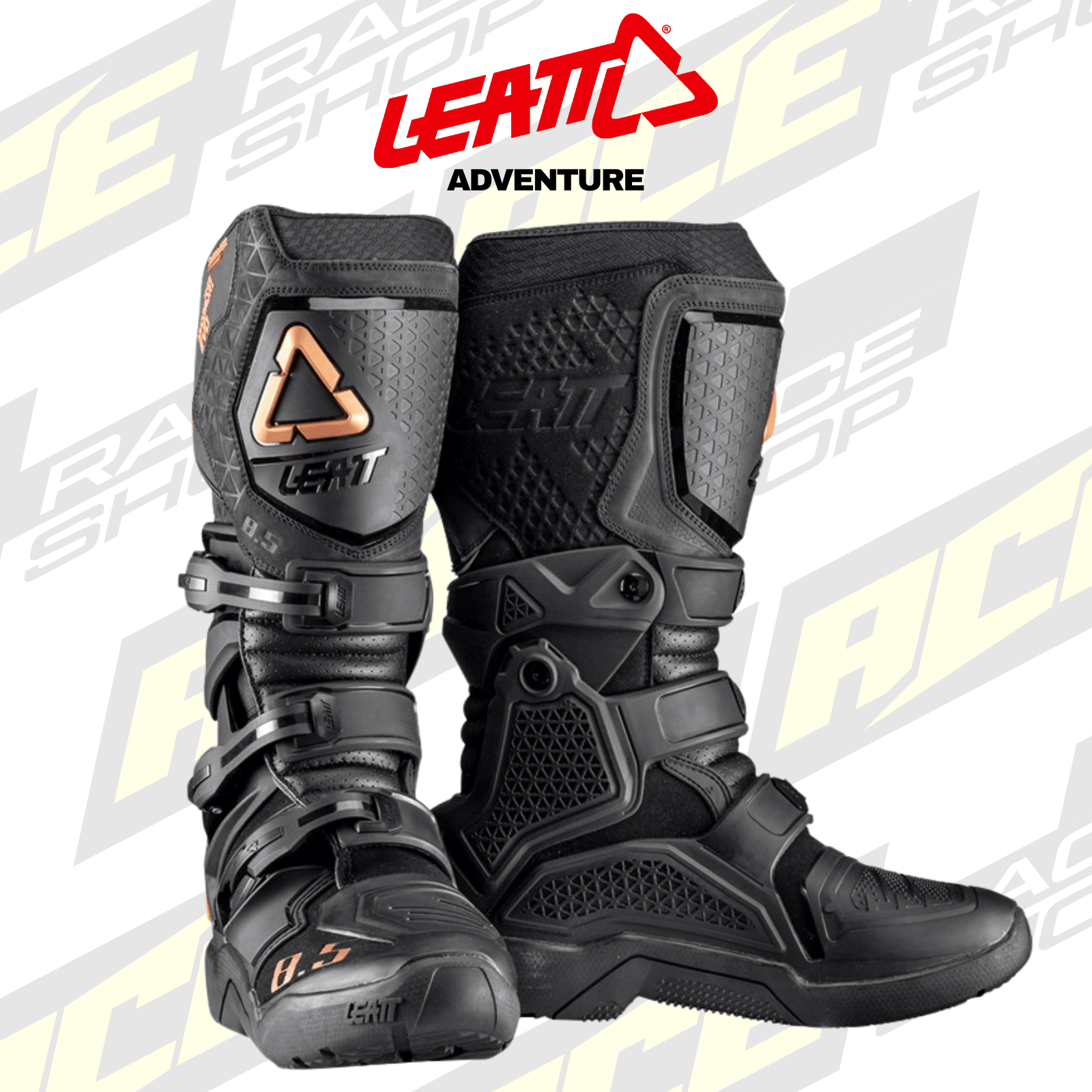 LEATT 2026 BOOT ADVENTURE TRAIL HYDRADRI 8.5 BLACK/BRONZE - ACE Race Shop